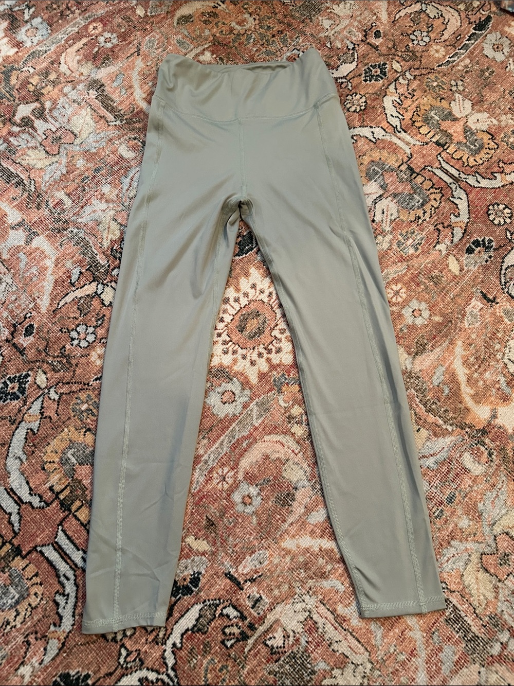 Madewell Flex High-Rise 25" Leggings Frosted Sage Size Small